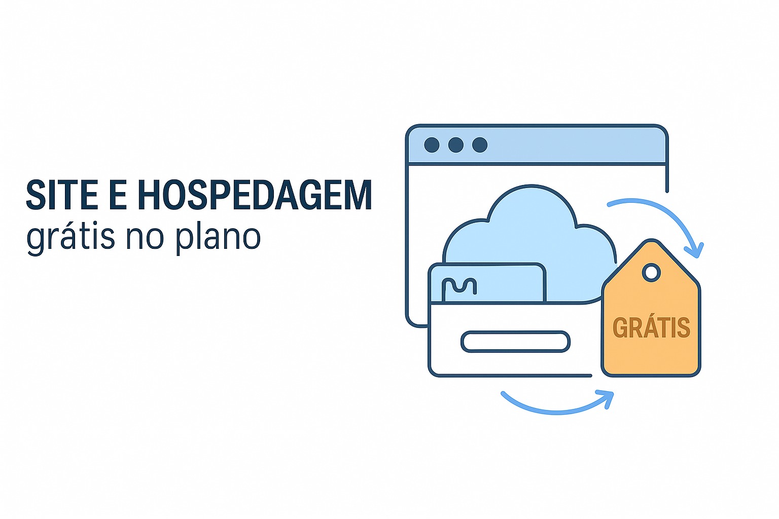 SITE E HOSPEDAGEM GRÁTIS PRATA E OURO