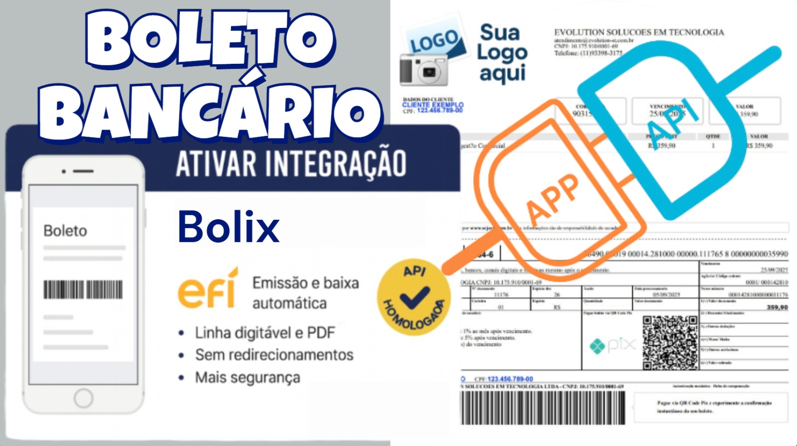 Integração EMISSÃO DE BOLETOS BANCÁRIOS