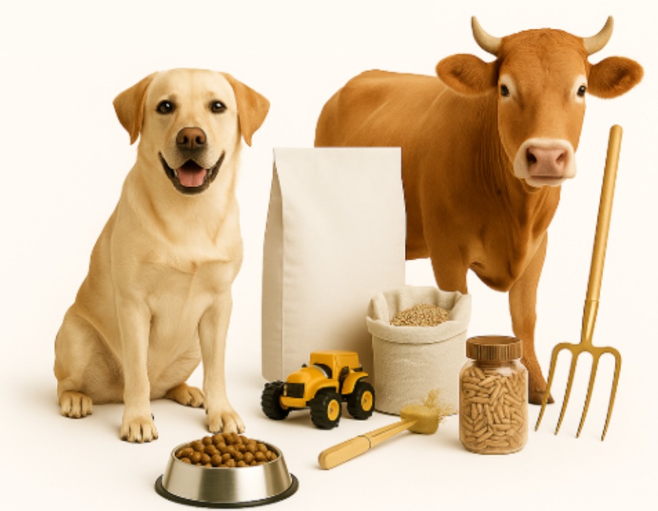 Pet shops, Rações, Produtores Rurais, Indústrias para o Agro e produtos agropecuários