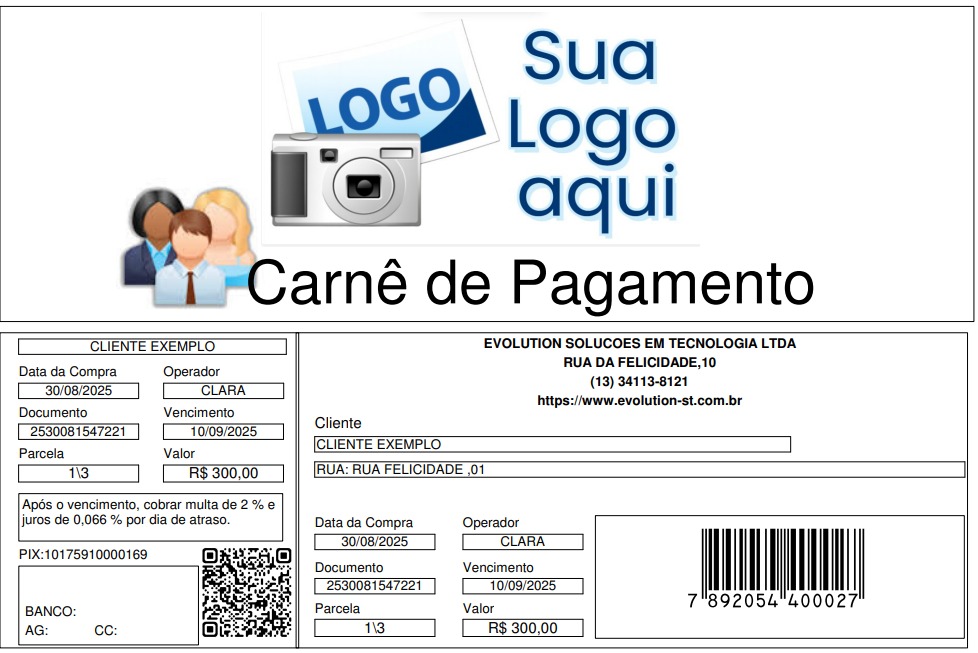 CARNÊ DE CREDIÁRIO