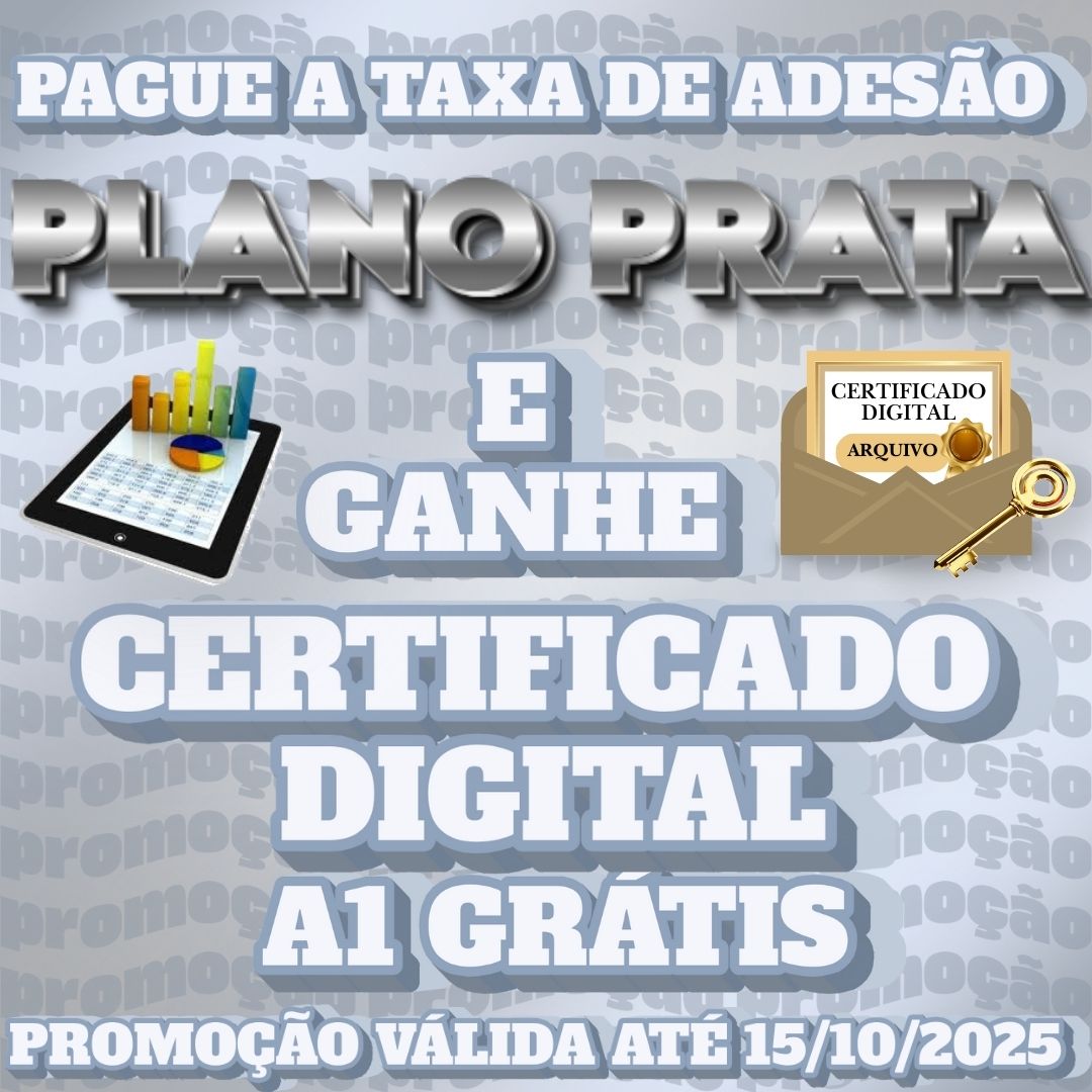 Adesão Plano Prata com Certificado A1 Grátis